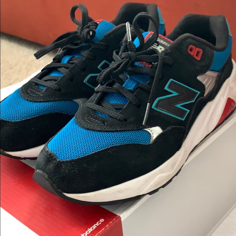 Blue and Red New Balance 580’s - Picture 3 of 8